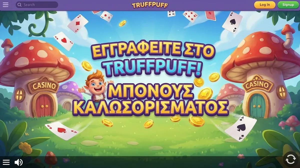 Εγγραφή με μπόνους στο Truffpuff